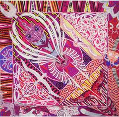 A variation of the Hermès scarf `Kawa ora` first edited in 2019 by 