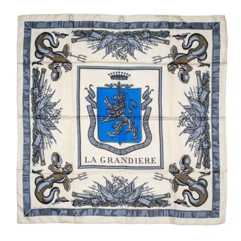 A variation of the Hermès scarf `La grandière ` first edited in 1954 by `Hugo Grygkar`