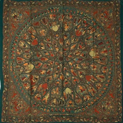 A variation of the Hermès scarf `Lalbhai ` first edited in 1994 by 