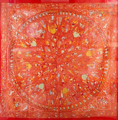 A variation of the Hermès scarf `Lalbhai ` first edited in 1994 by 