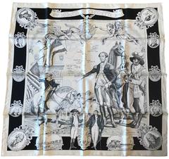 A variation of the Hermès scarf `Marquis de lafayette` first edited in 2007 by `Kermit Oliver`