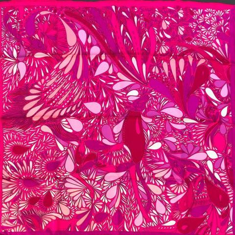 A variation of the Hermès scarf `Millefleurs du mexique ` first edited in 2015 by 