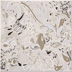A variation of the Hermès scarf `Millefleurs du mexique` first edited in 2015 by 