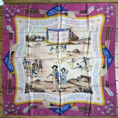 A variation of the Hermès scarf `Le noble et très ancien jeu de golf ` first edited in 1953 by `Hugo Grygkar`