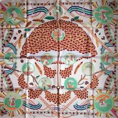 A variation of the Hermès scarf `L'ombrelle magique` first edited in 2010 by `Pierre Marie`