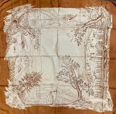 A variation of the Hermès scarf `Parcours de golf ` first edited in 1956 by 