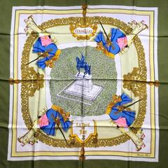 A variation of the Hermès scarf `Le pavé du roy ` first edited in 1953 by `Hugo Grygkar`