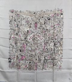 A variation of the Hermès scarf `Pêle- mêle  ` first edited in 1948 by `Hugo Grygkar`