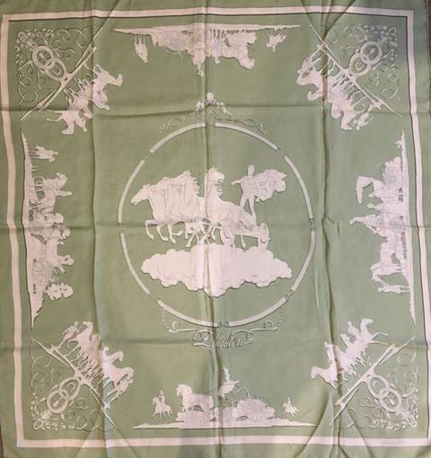 A variation of the Hermès scarf `Phaeton` first edited in 1959 by `Philippe Ledoux`