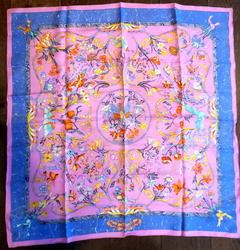 A variation of the Hermès scarf `Pierres d'orient et d'occident` first edited in 1998 by `Zoè Pauwels`