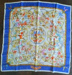 A variation of the Hermès scarf `Pierres d'orient et d'occident` first edited in 1998 by `Zoè Pauwels`