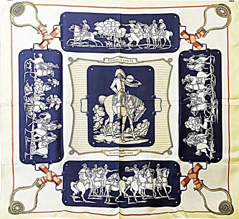 A variation of the Hermès scarf `Plaques à sabler` first edited in 1956 by 