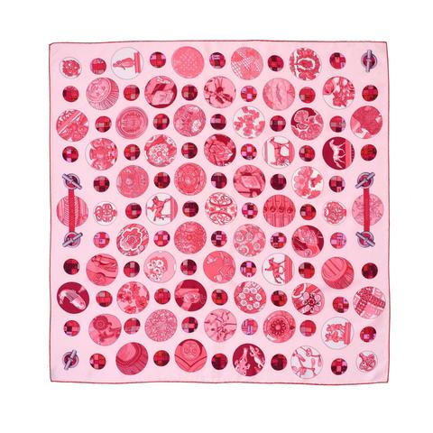 A variation of the Hermès scarf `Pois de soie ` first edited in 2011 by `Caty Latham`