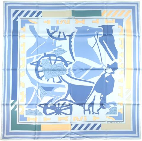 A variation of the Hermès scarf `Puzzle II` first edited in 2000 by `Joachim Metz`