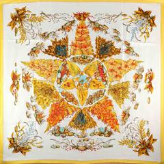 A variation of the Hermès scarf `Pythagore ` first edited in 1999 by `Zoè Pauwels`