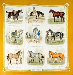 A variation of the Hermès scarf `Les robes ` first edited in 1968 by `Philippe Ledoux`