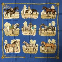 A variation of the Hermès scarf `Les robes ` first edited in 1968 by `Philippe Ledoux`