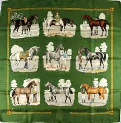 A variation of the Hermès scarf `Les robes ` first edited in 1968 by `Philippe Ledoux`