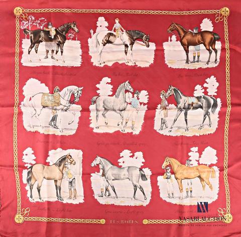 A variation of the Hermès scarf `Les robes ` first edited in 1968 by `Philippe Ledoux`