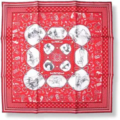 A variation of the Hermès scarf `Rodéo des cowgirls bandana` first edited in 2020 by `Kermit Oliver`