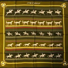 A variation of the Hermès scarf `Séquences ` first edited in 1984 by `Caty Latham`
