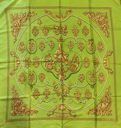 A variation of the Hermès scarf `Sésame ` first edited in 1971 by `Philippe Ledoux`