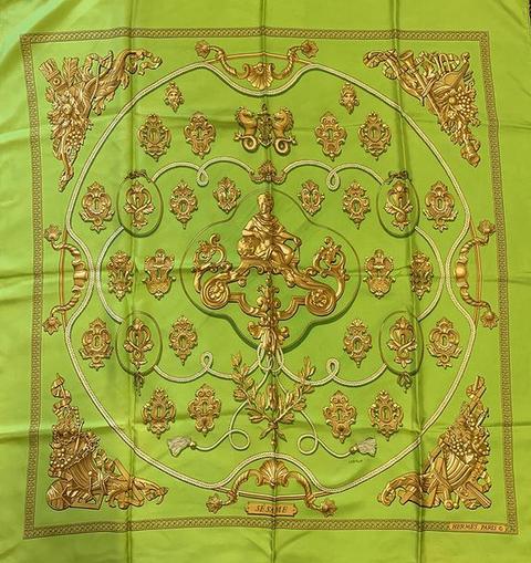 A variation of the Hermès scarf `Sésame ` first edited in 1971 by `Philippe Ledoux`