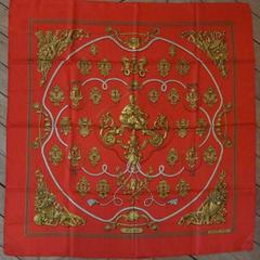 A variation of the Hermès scarf `Sésame ` first edited in 1971 by `Philippe Ledoux`