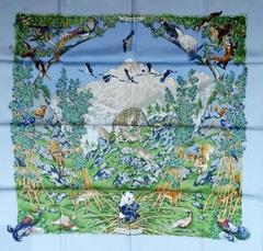 A variation of the Hermès scarf `Sichuan` first edited in 1995 by `Robert Dallet`