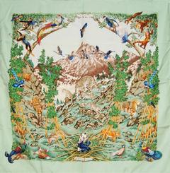A variation of the Hermès scarf `Sichuan` first edited in 1995 by `Robert Dallet`