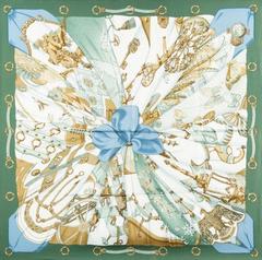 A variation of the Hermès scarf `Soleil de soie ` first edited in 1995 by `Caty Latham`