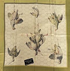 A variation of the Hermès scarf `Tableau de chasse` first edited in 1949 by `Henri de Linarès`