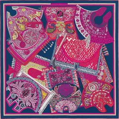 A variation of the Hermès scarf `Tapis de selle` first edited in 2020 by `Annie Faivre`