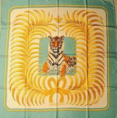 A variation of the Hermès scarf `Tigre royal` first edited in 1977 by `Christiane Vauzelles`
