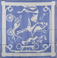 A variation of the Hermès scarf `Tout en carré ` first edited in 2006 by `Bali Barret`