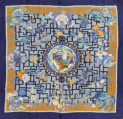 A variation of the Hermès scarf `Turandot ` first edited in 2002 by `Natsuno Hidaka`