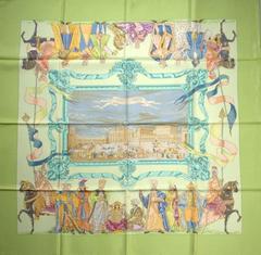 A variation of the Hermès scarf `Turqueries en l'honneur de mr et t ` first edited in 2003 by `Jean-Christophe Donnadieu`