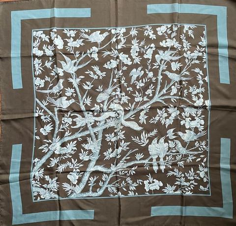 A variation of the Hermès scarf `Vieille chine ` first edited in 1963 by `La Torre`