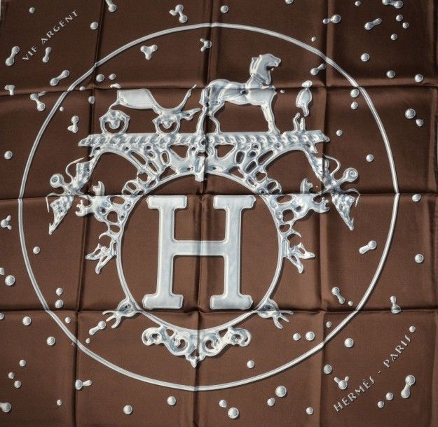Vif argent brown - Hermès Scarf Details | Scarf Sage