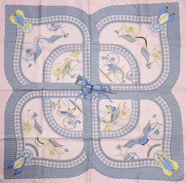 Voitures paniers pink - Hermès Scarf Details | Scarf Sage
