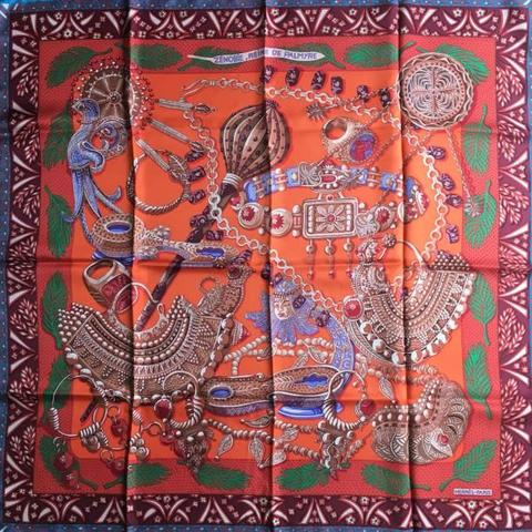 A variation of the Hermès scarf `Zénobie, reine de palmyre ` first edited in 2015 by `Annie Faivre`