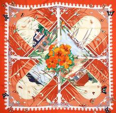 A variation of the Hermès scarf `Varangues ` first edited in 2001 by `Dimitri Rybaltchenko`