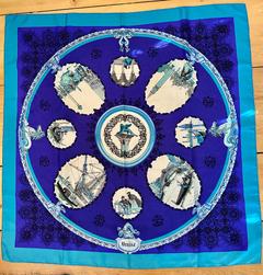 A variation of the Hermès scarf `Venise` first edited in 1970 by `Philippe Ledoux`