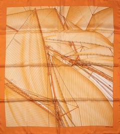 A variation of the Hermès scarf `Vent portant II (détail)` first edited in 2003 by `Yannick Manier`