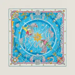 A variation of the Hermès scarf `Chorus Stellarum` first edited in 2023 by `Nomura Daiske`