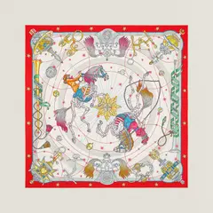 A variation of the Hermès scarf `Chorus Stellarum` first edited in 2023 by `Nomura Daiske`