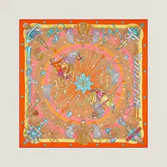 A variation of the Hermès scarf `Chorus Stellarum` first edited in 2023 by `Nomura Daiske`