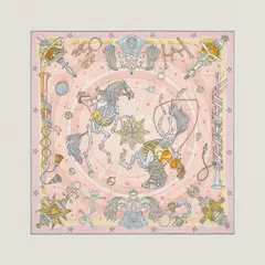 A variation of the Hermès scarf `Chorus Stellarum` first edited in 2023 by `Nomura Daiske`