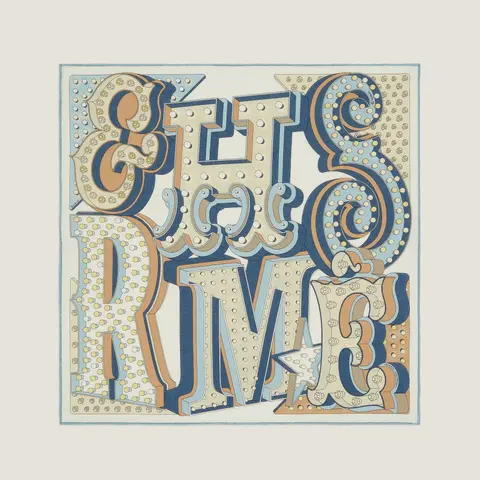 A variation of the Hermès scarf `Hermès Electrique handkerchief` first edited in 2016 by `Dimitri Rybaltchenko`