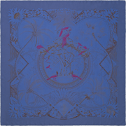 A variation of the Hermès scarf `Aloha teint` first edited in 2014 by `Laurence Bourthoumieux`